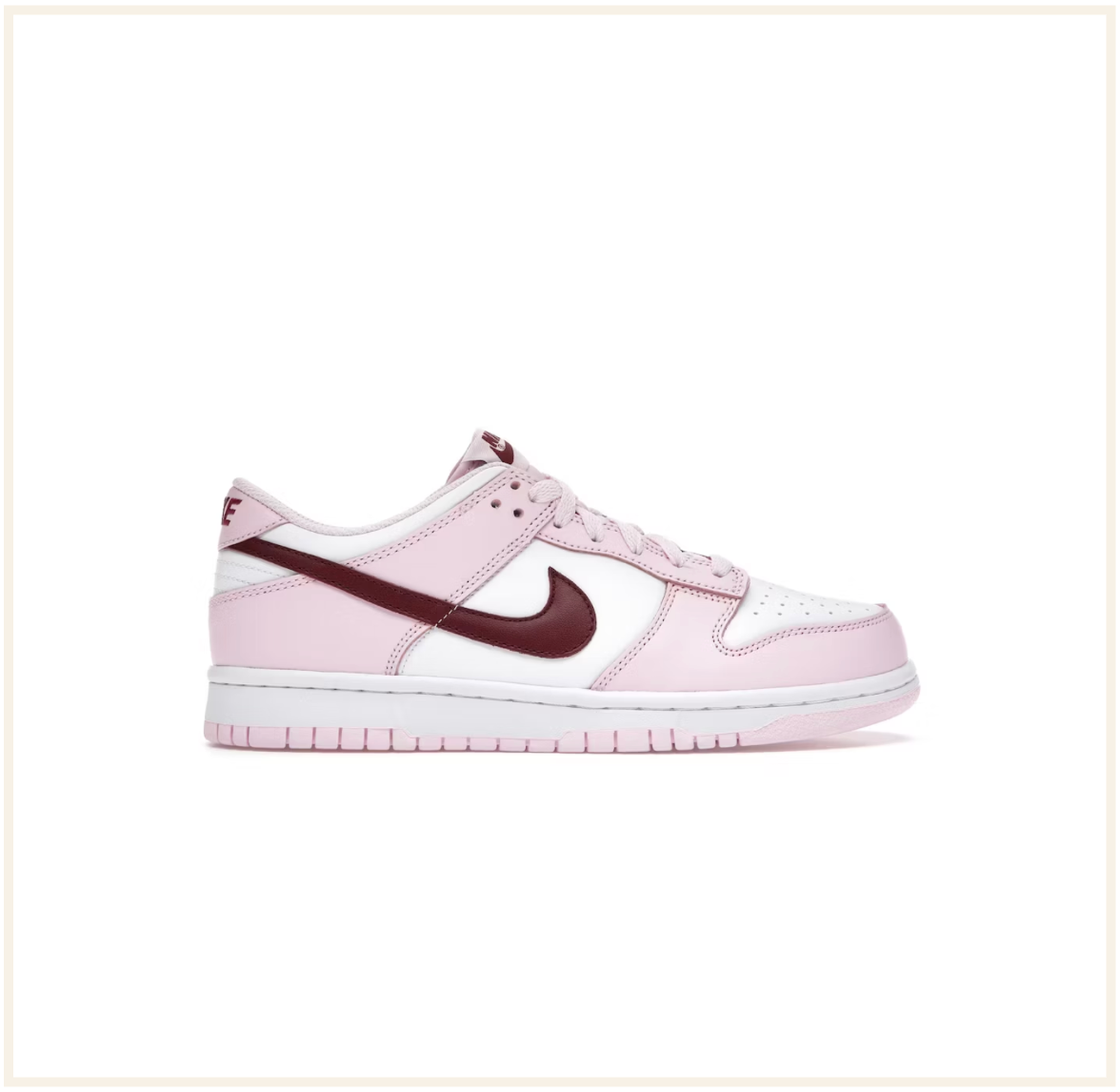 Nike Dunk Low Pink Foam Red White (GS)