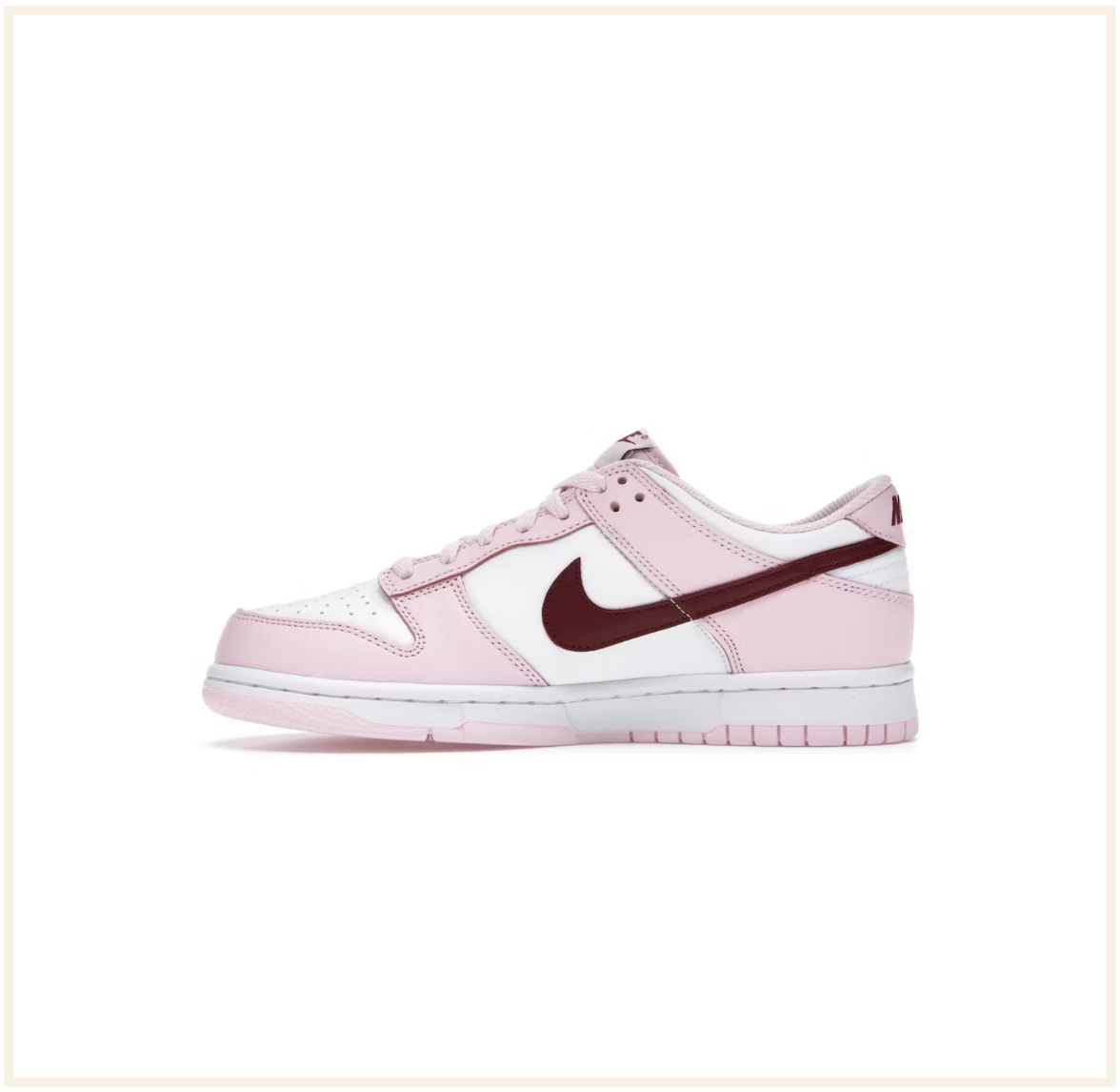 Nike Dunk Low Pink Foam Red White (GS)