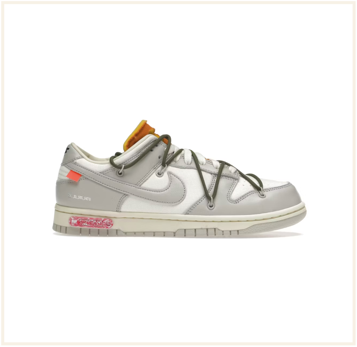 Off-White x Nike Dunk Low Lot 22 (2021)