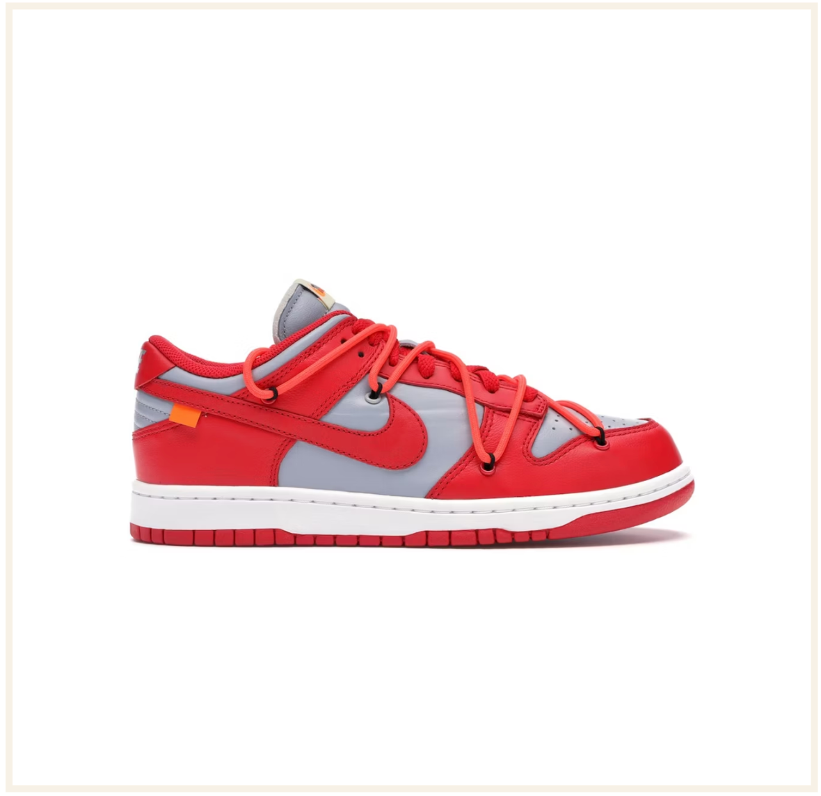 Off-White x Nike Dunk Low University Red