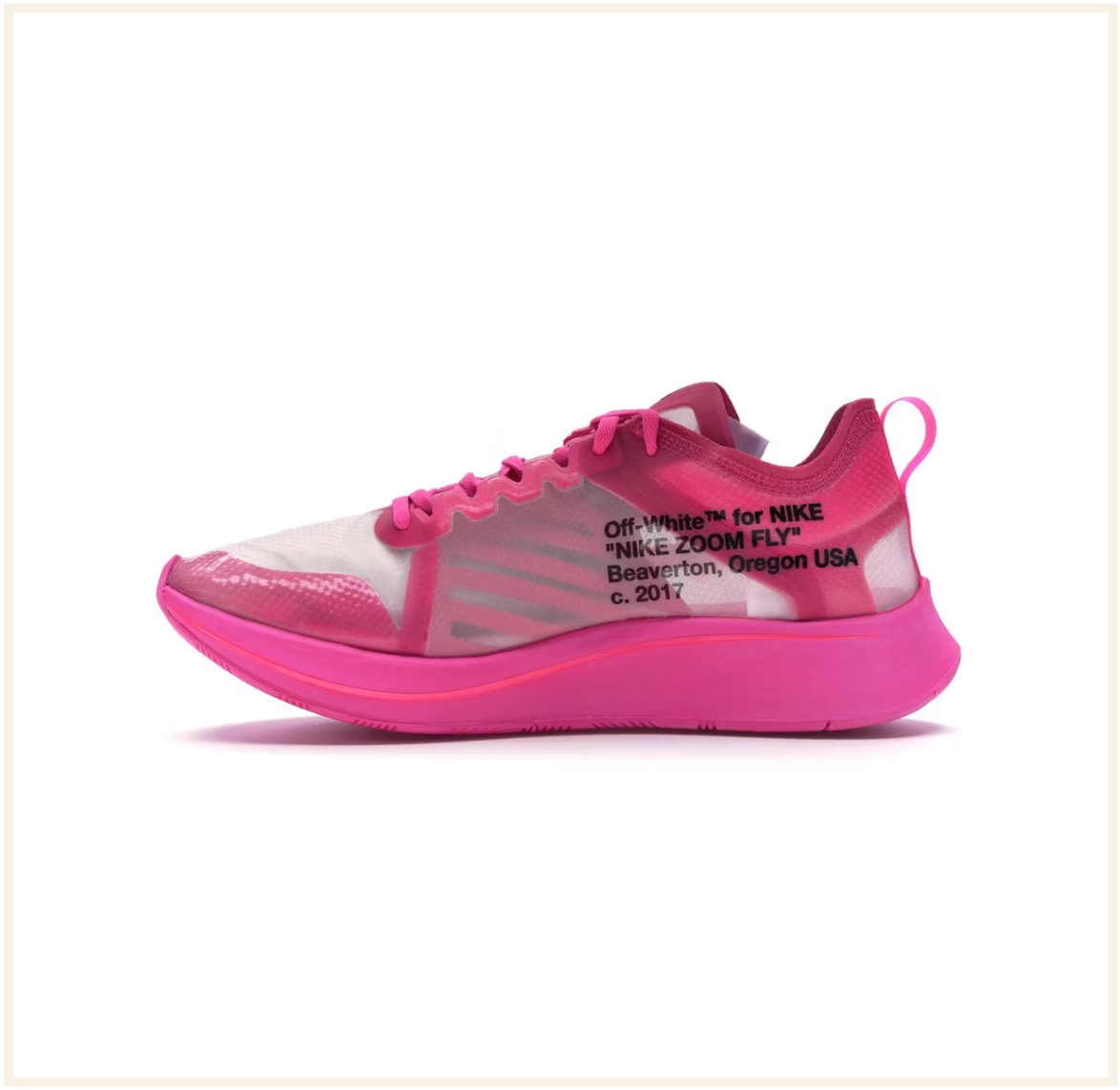 Off white fly zoom pink on sale
