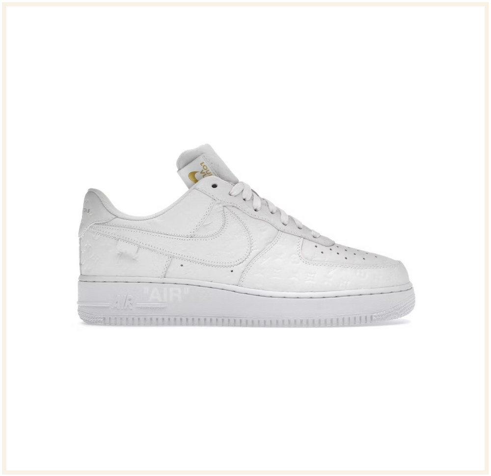 Louis Vuitton x Nike Air Force 1 07 Low White Red Shoes Sneakers - Praise  To Heaven