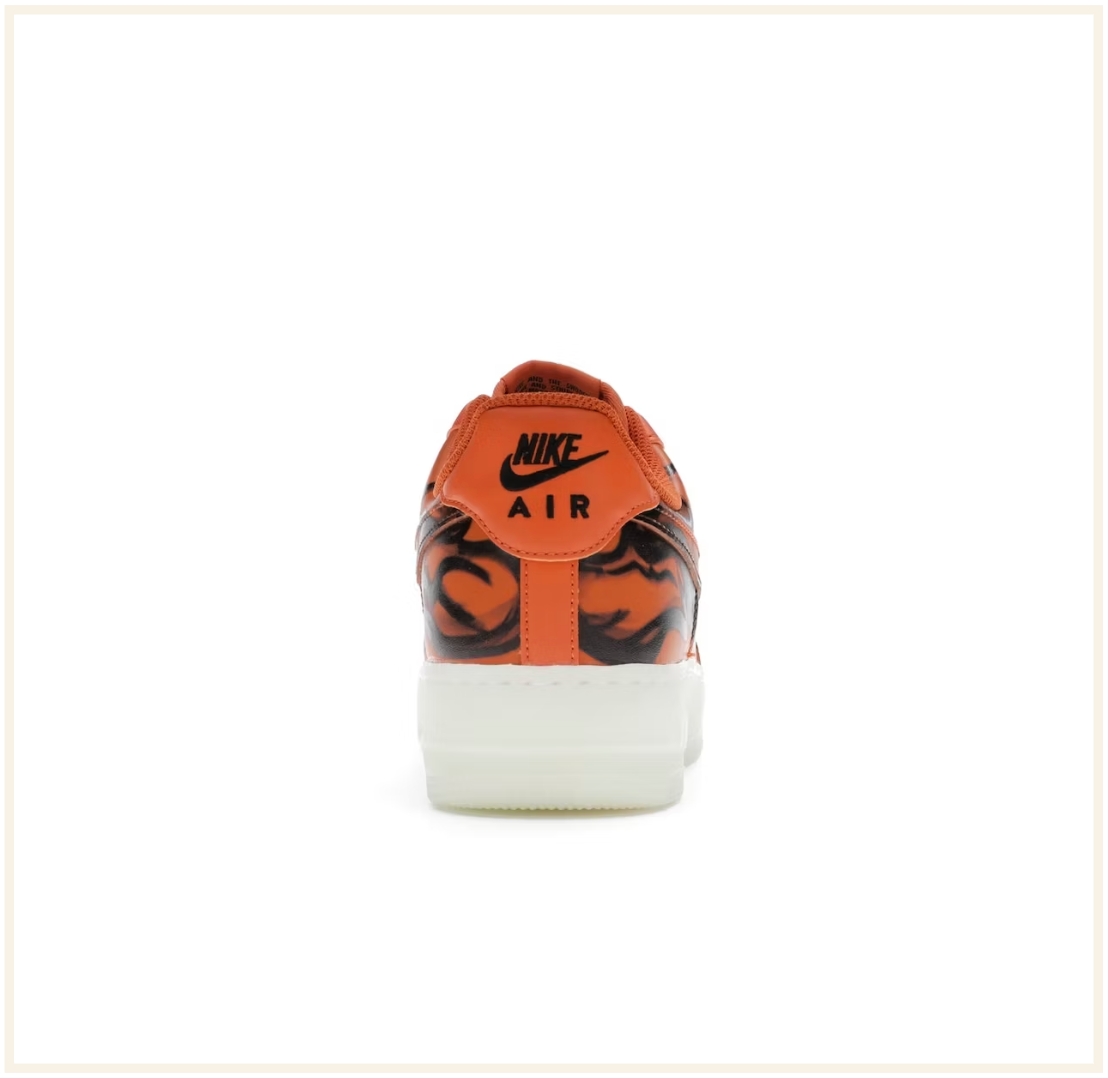 Orange skeleton air force 1 deals