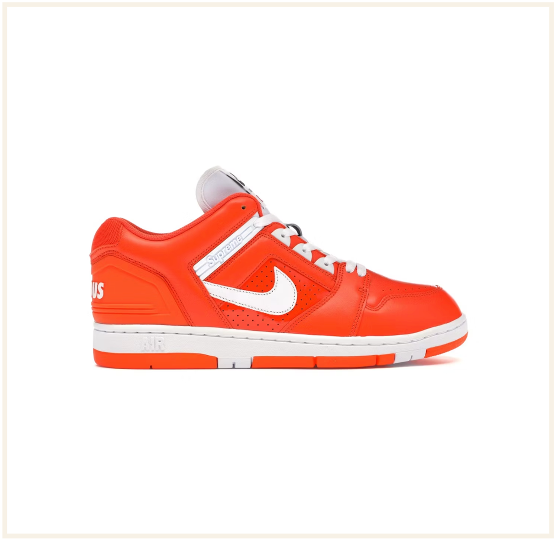 Supreme x Nike SB Air Force 2 Low Orange