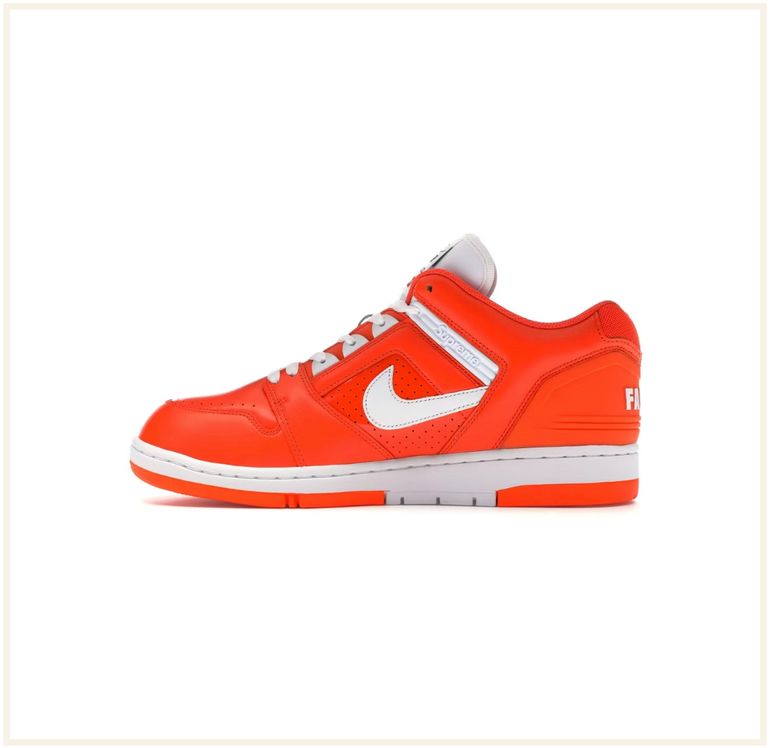 Supreme x Nike SB Air Force 2 Low Orange