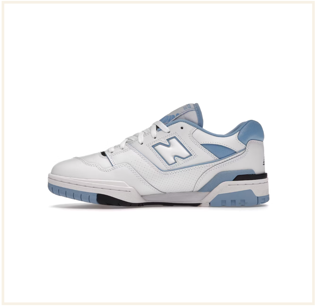 New Balance 550 UNC White University Blue