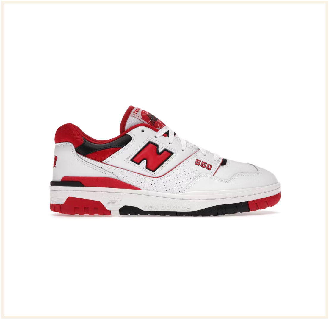 New Balance 550 White Red