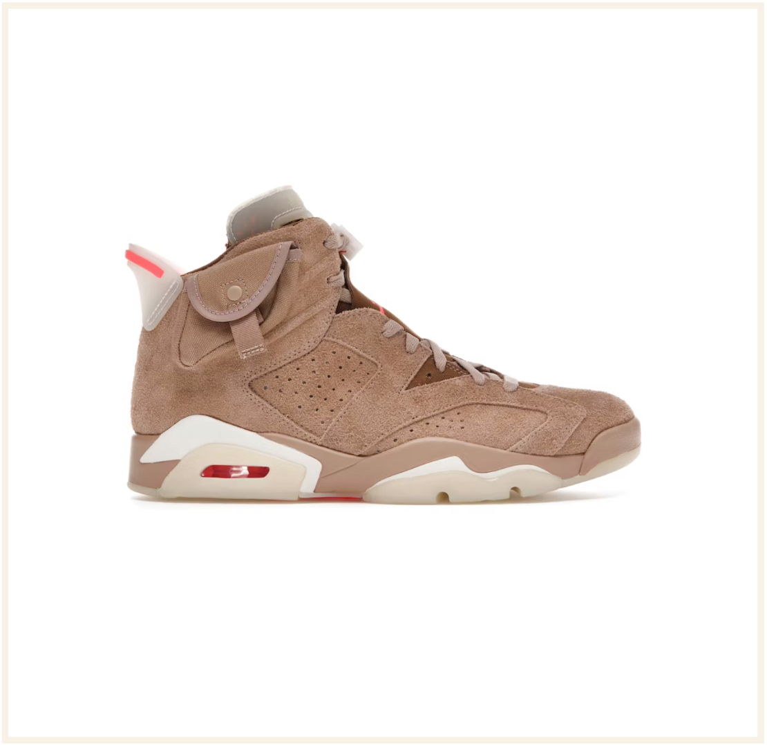 Travis Scott x Air Jordan 6 Retro British Khaki