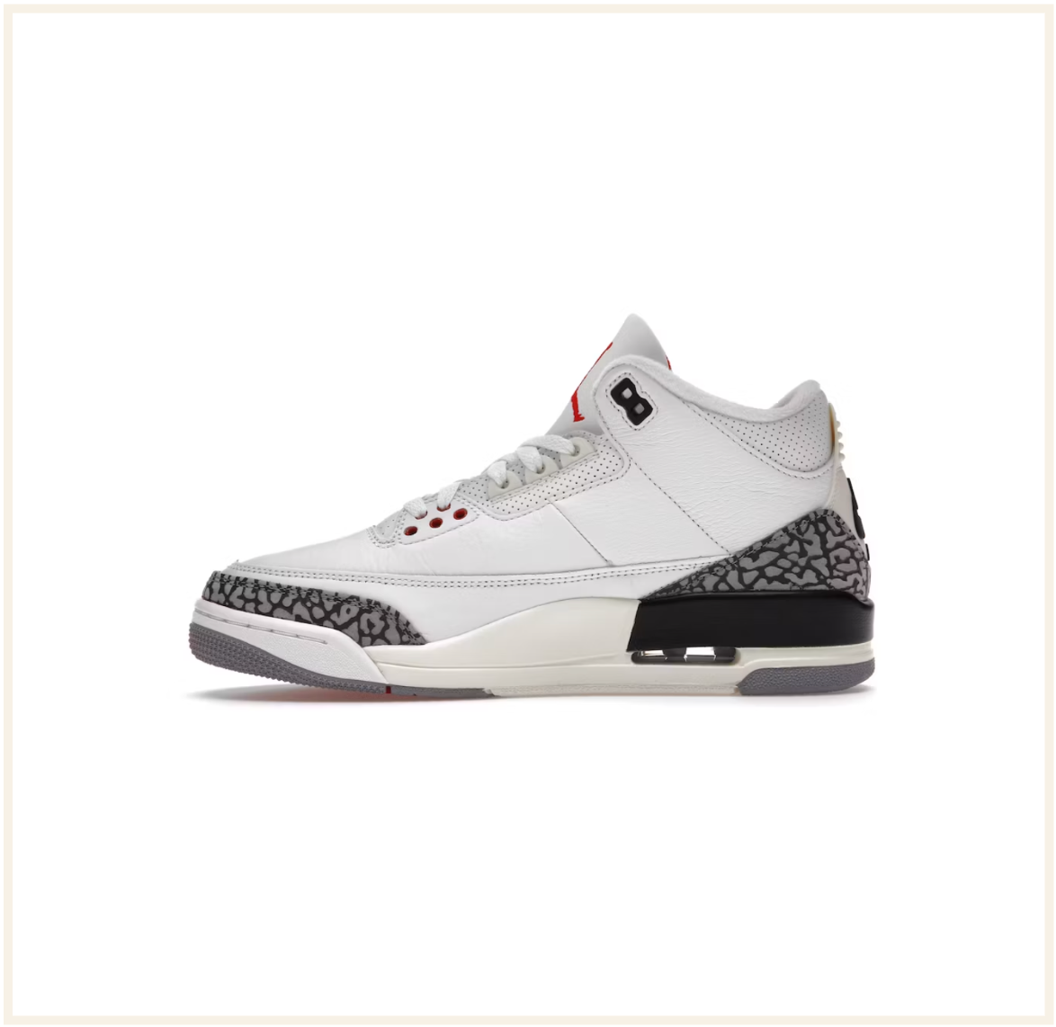 White cement best sale jordan 3