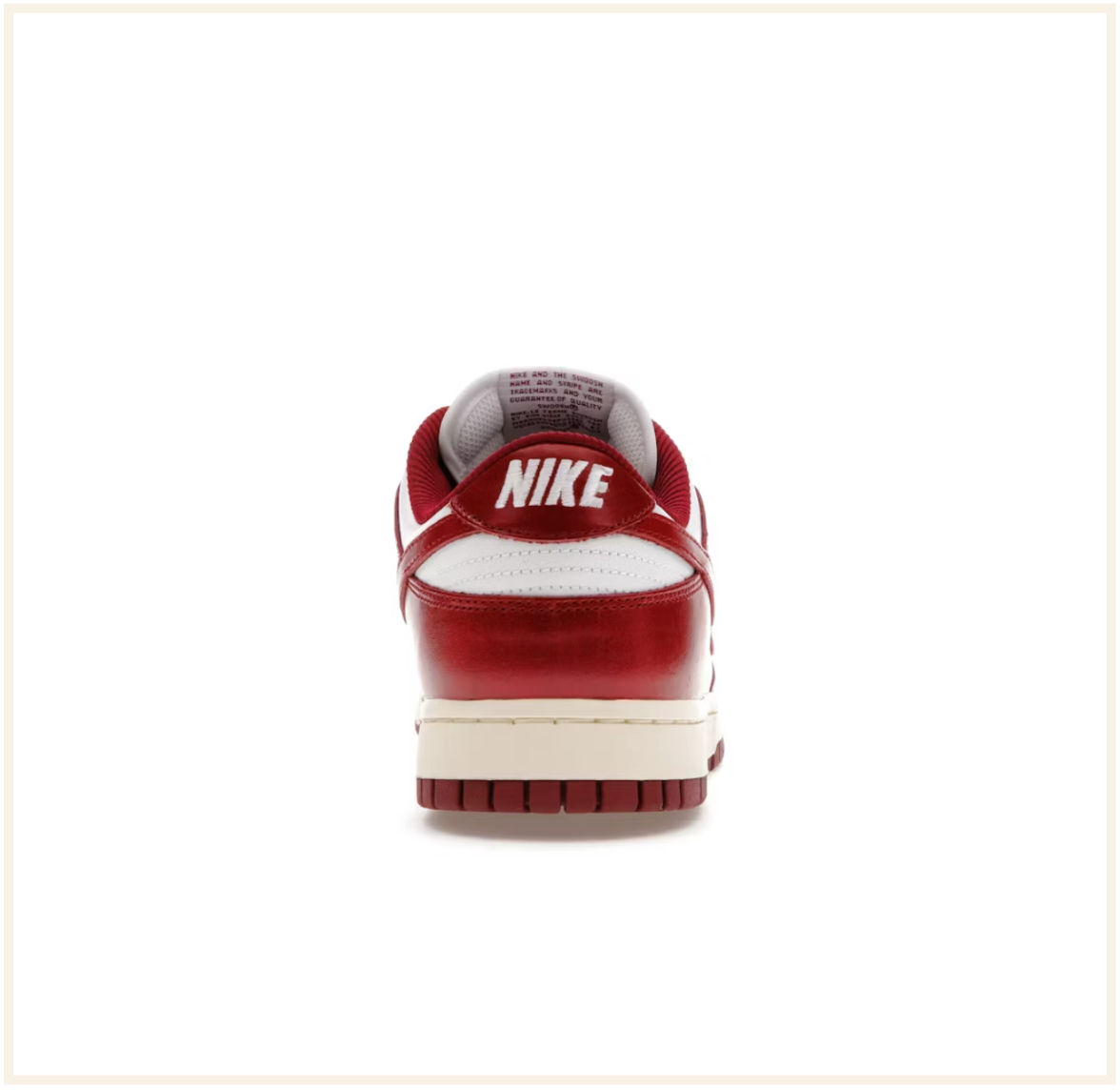 Nike Dunk Low PRM Vintage Team Red (W)