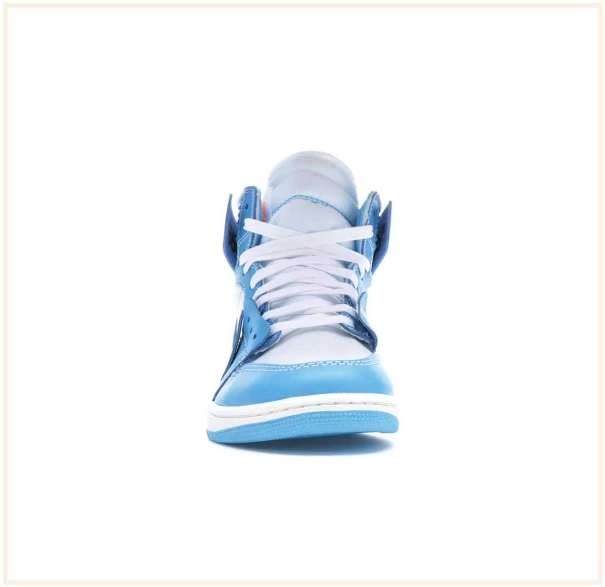 Off white jordan ones blue online