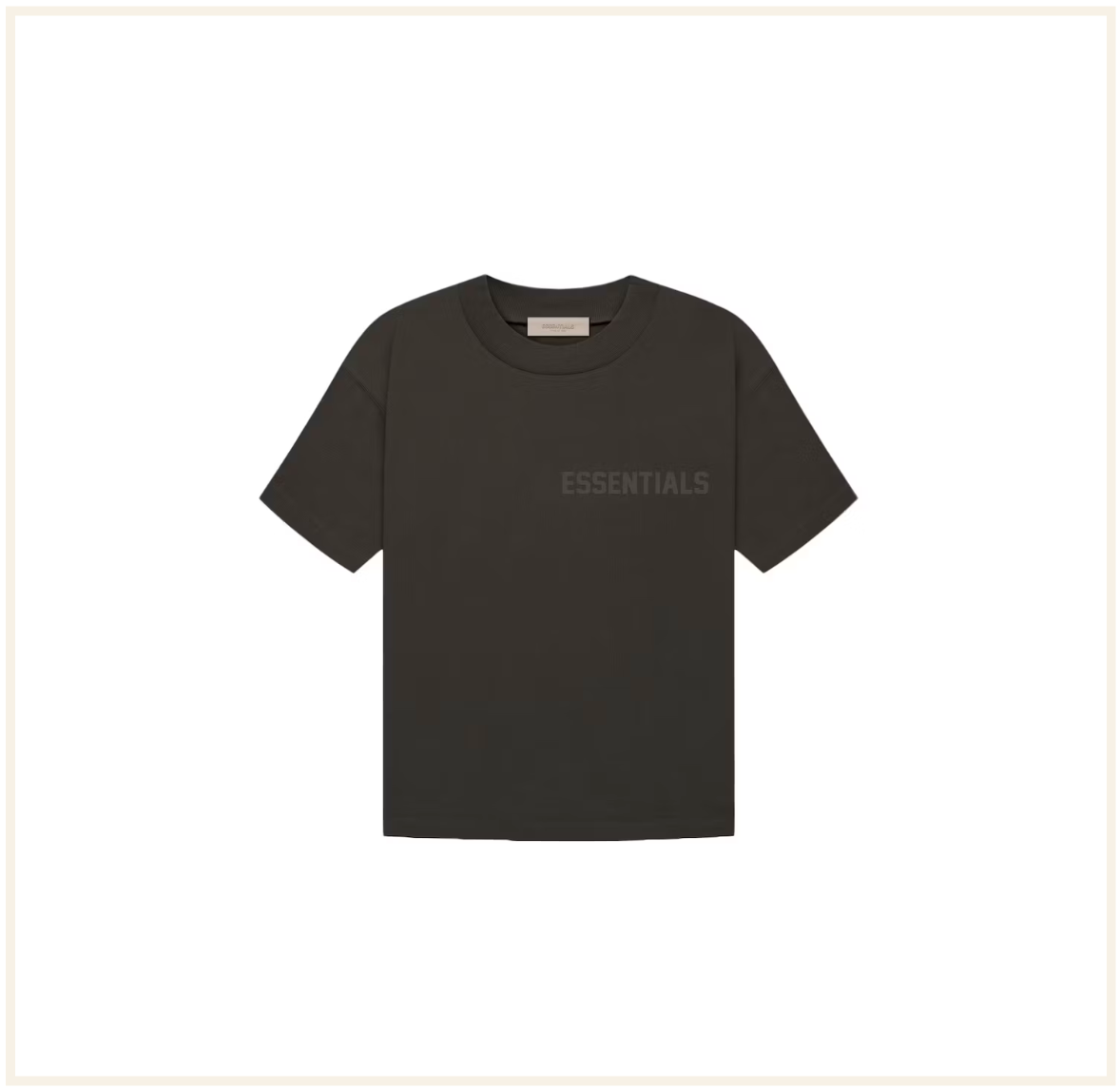 Fear of God Essentials Women's T-shirt Off Black