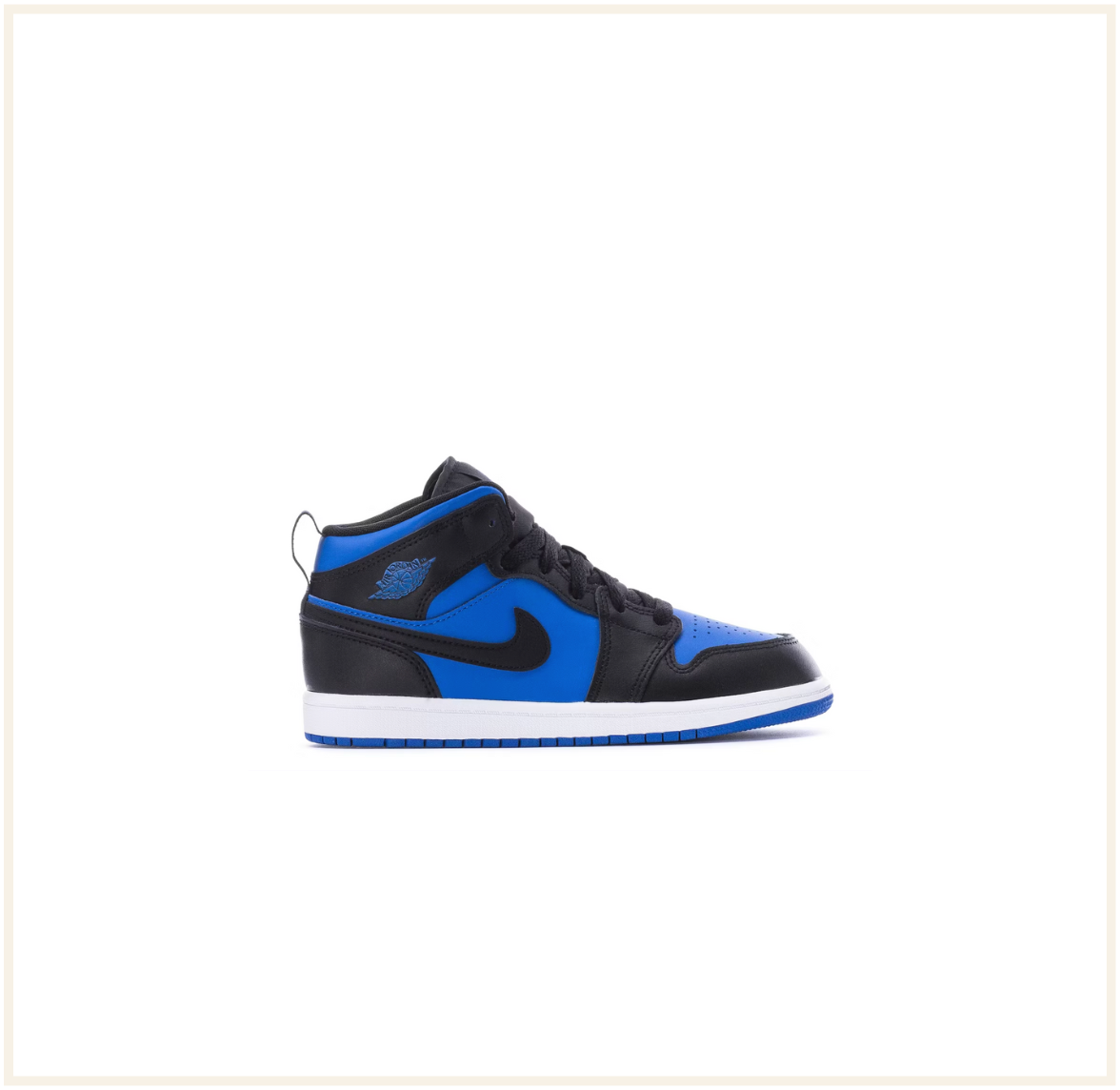 Air Jordan 1 Mid Black Royal Blue (PS)