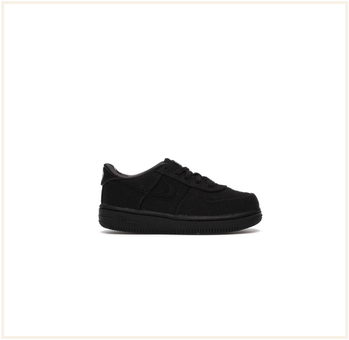 Nike Air Force 1 Low Stussy Black (TD)