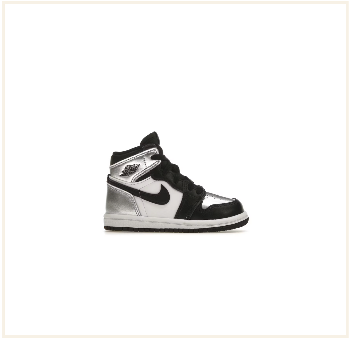 Air Jordan 1 Retro High Silver Toe TD