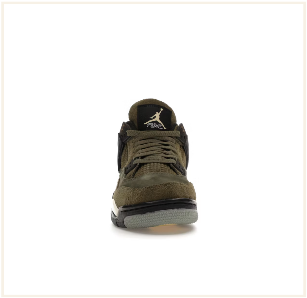 Air Jordan 4 Retro SE Craft Medium Olive (GS)