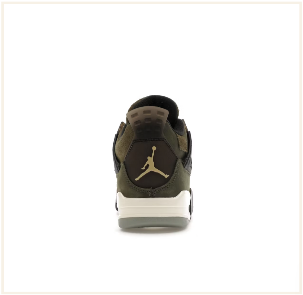 Air Jordan 4 Retro SE Craft Medium Olive (GS)