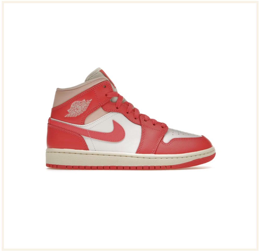 Air Jordan 1 Mid Strawberries and Cream (W)