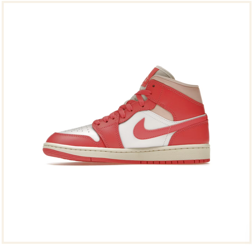 Air Jordan 1 Mid Strawberries and Cream (W)