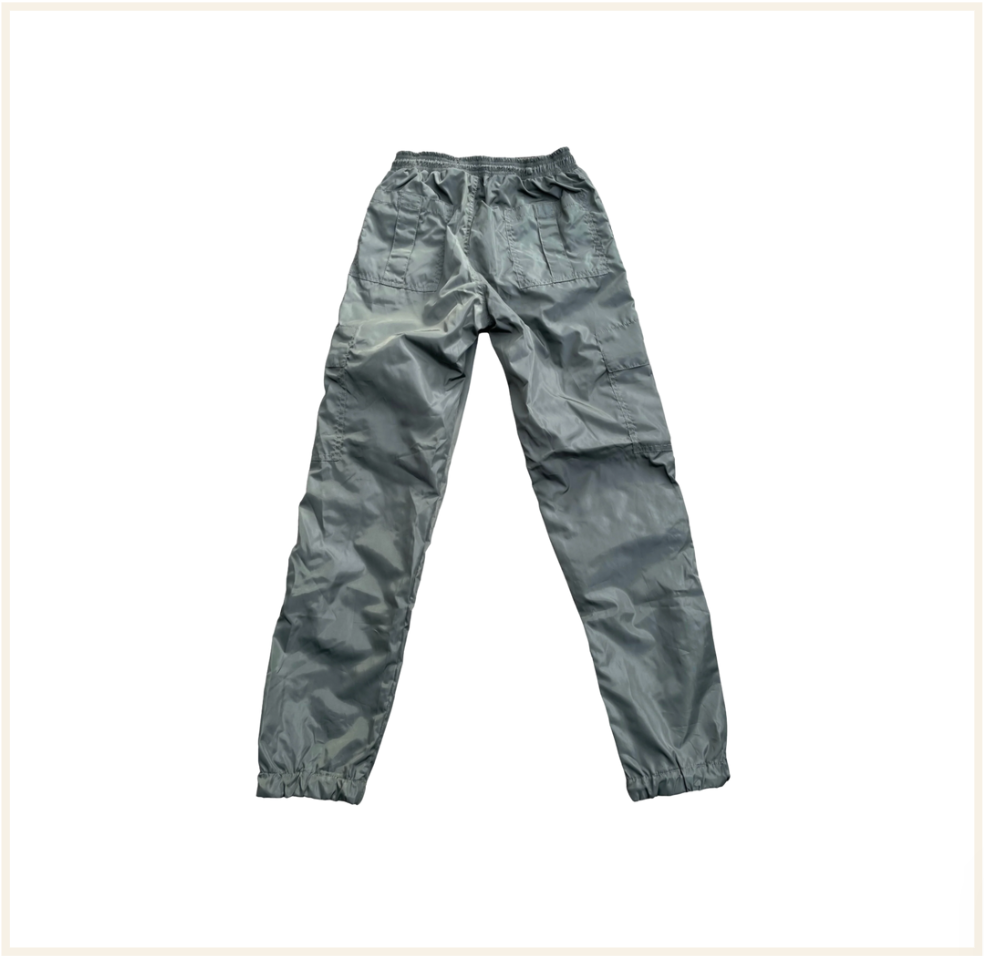 SUAVO WORLD Cargo Flare Trousers - Khaki