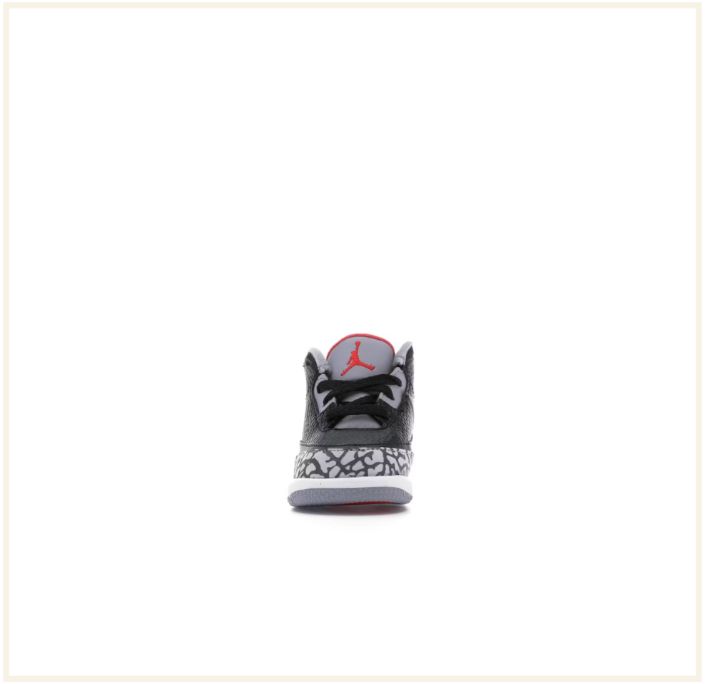 Air Jordan 3 Retro Black Cement (2018) (TD) (VNDS)