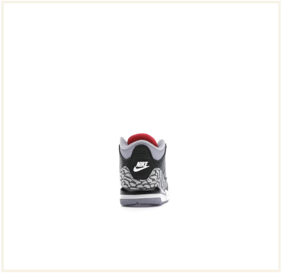 Air Jordan 3 Retro Black Cement (2018) (TD) (VNDS)