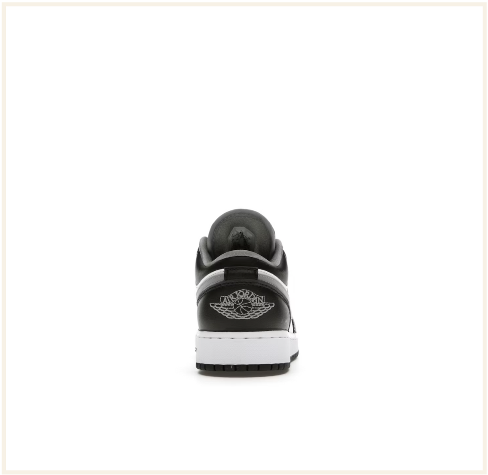 Air Jordan 1 Low Black White Grey (GS)