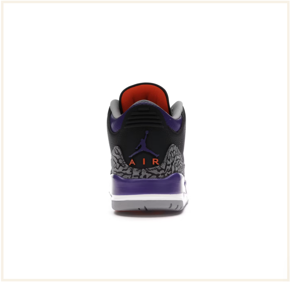 Air Jordan 3 Retro Black Court Purple (VNDS)