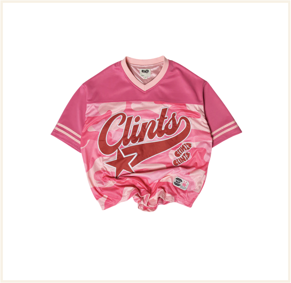 Clints Camo Jersey - Pink