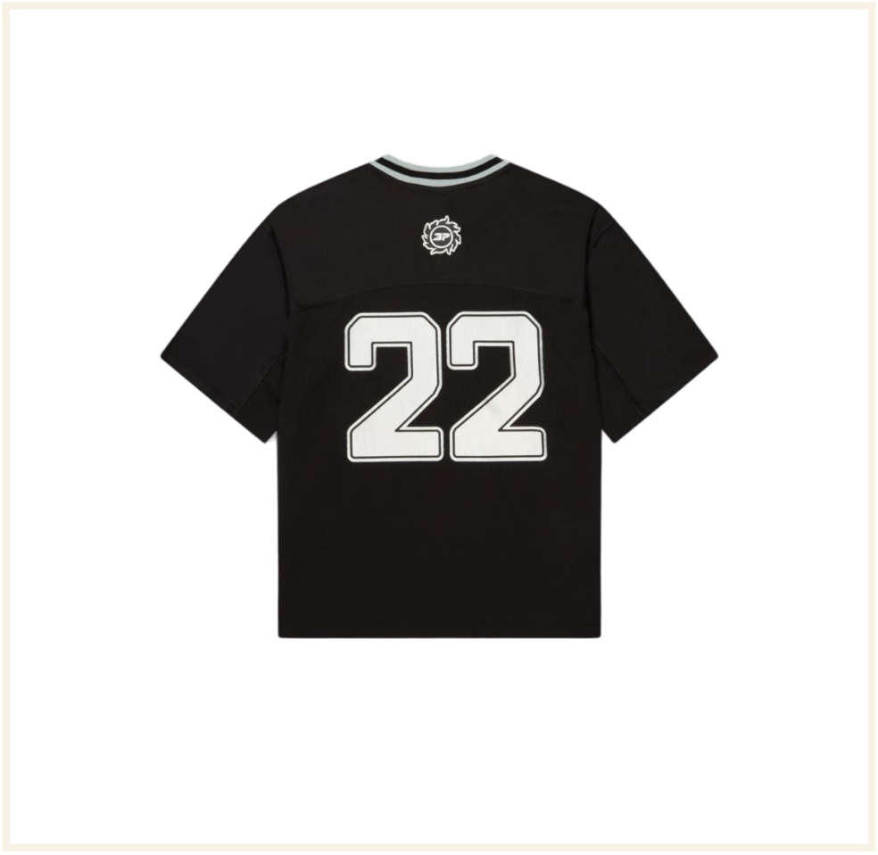 BP Football Jersey Black Sliver