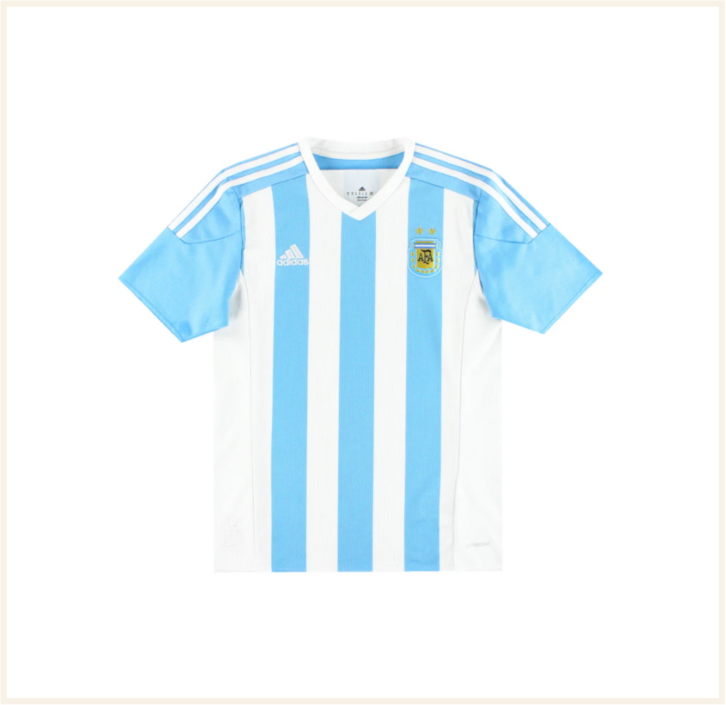 adidas Argentina Home Shirt 15-16