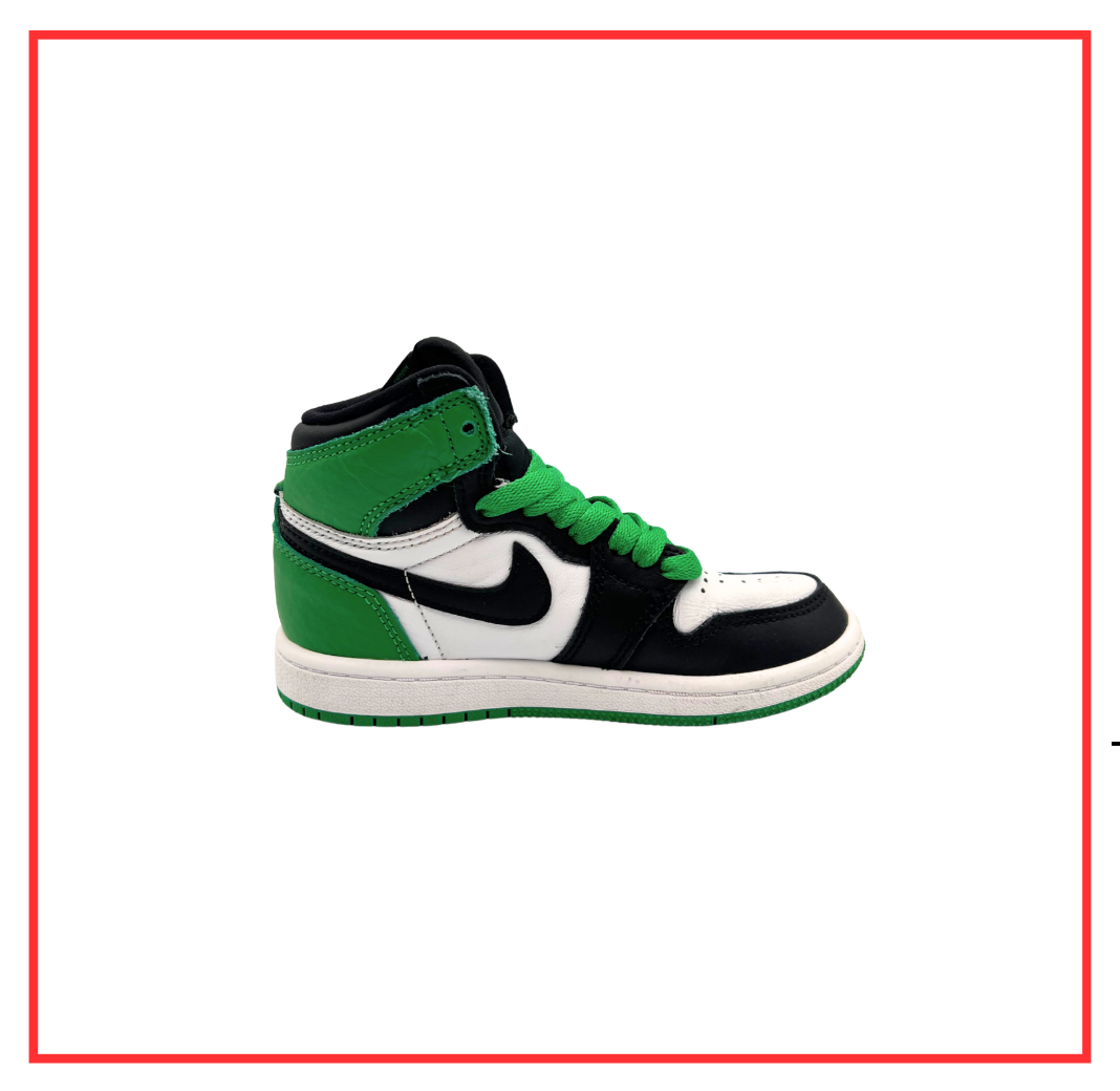 Air Jordan 1 High OG Lucky Green (PS) (Preloved) UK 10.5C