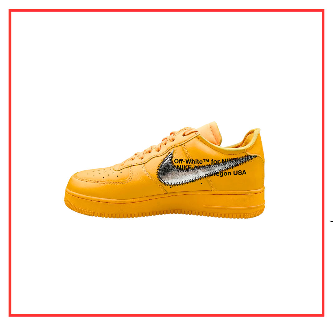 Nike Air Force 1 Low Off-White ICA University Gold (Preloved) UK 12