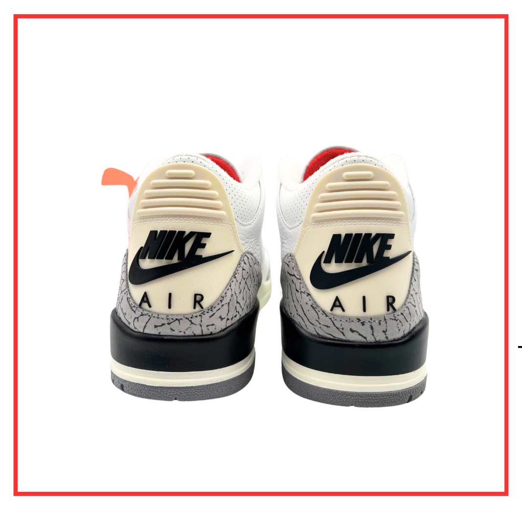 Air Jordan 3 Retro White Cement UK 9.5 (Preloved) UK 9.5