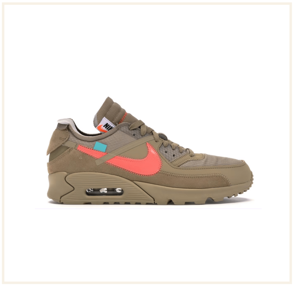 Off White x Nike Air Max 90 Desert Ore Preloved